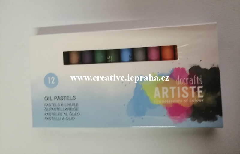 pastely olejové 12ks - Artiste Docrafts